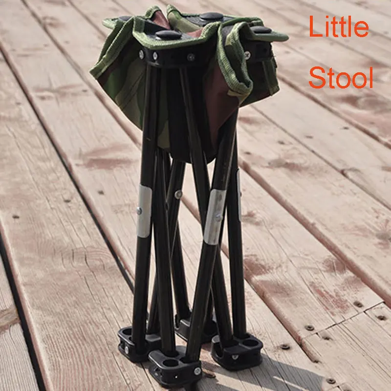 Little stool Легкий стул для рыбалки на открытом воздухе, переносное Складное Сиденье для кемпинга, ткань Оксфорд, складной стул для пикника, рыбалки, пляжа с сумкой - Цвет: Little stool