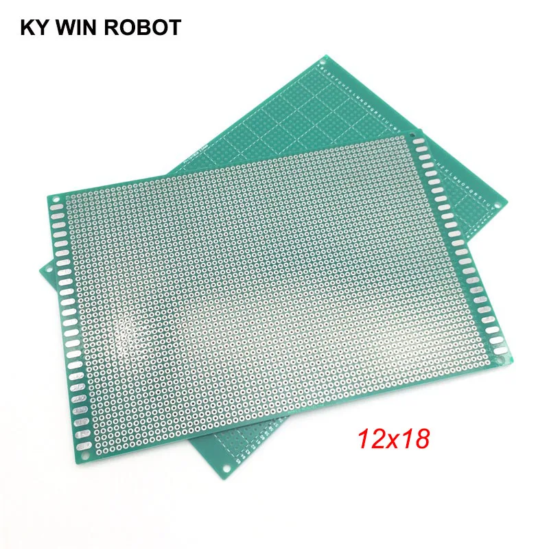 1 шт. 12x18 см 120x180 мм Односторонний Прототип PCB универсальная печатная плата для Arduino