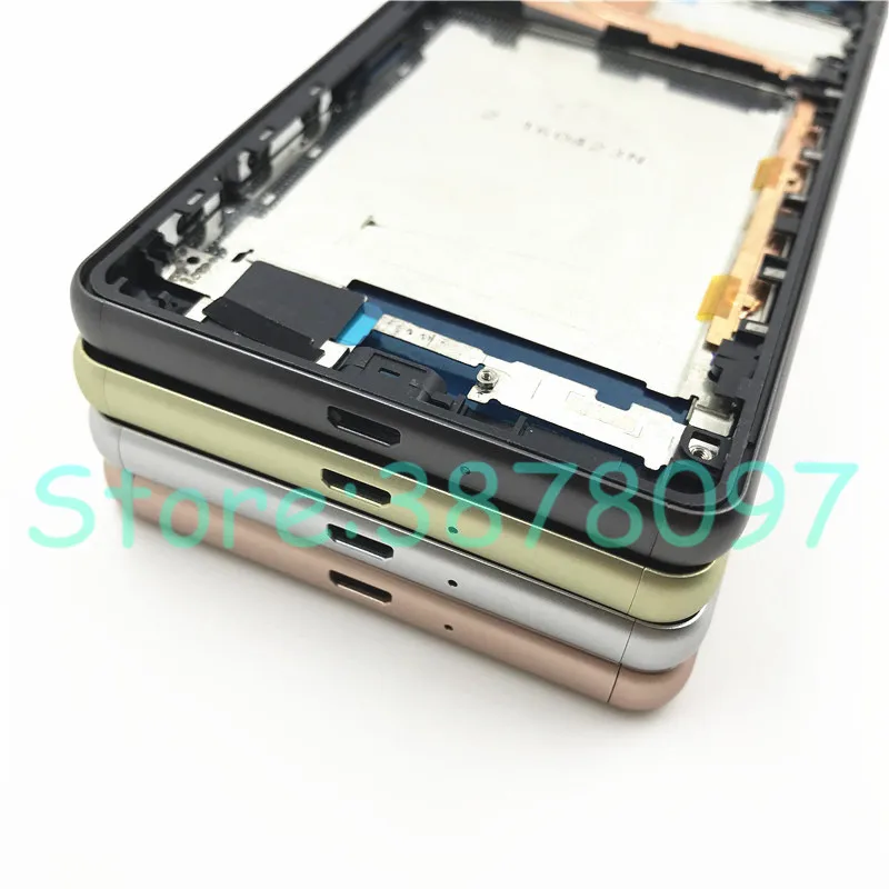 Для Sony Xperia X Performance XP F8131 F8132 передний ЖК-дисплей средняя рамка Корпус чехол +