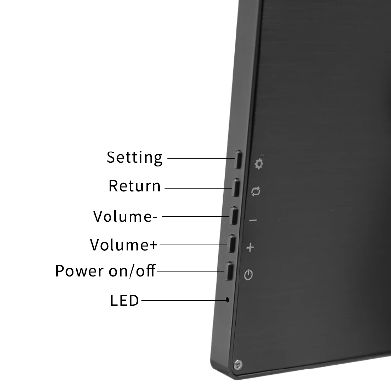 11 6 &quotметаллический корпус с ЧПУ дисплей 1080P Портативный игровой монитор 2Mini HDMI USB