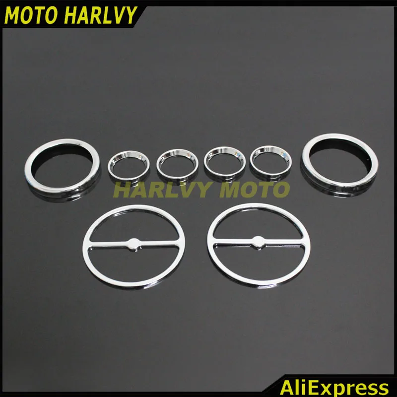 Chrome Speedometer Gauges Bezels Horn Cover For Electra Street Road Glide | Covers &amp Ornamental Mouldings