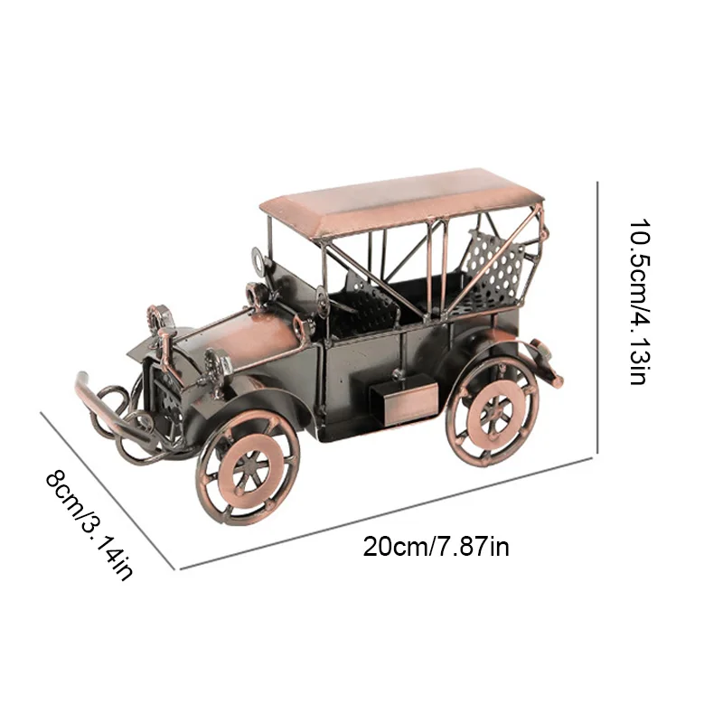 

Creative Metal Vintage Car Model High Quality Iron Craft Retro Car Decoration Home Household Furnishing Gift