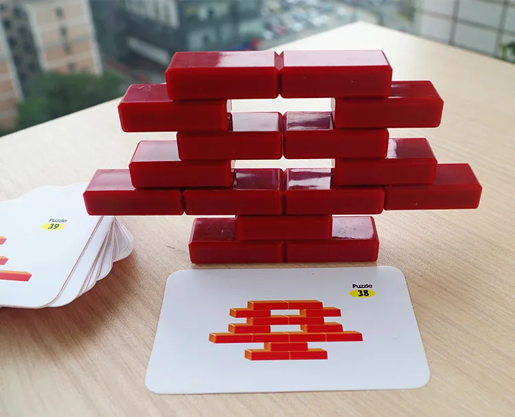Детское космическое образование 3D tangram деревянные строительные модели IQ
