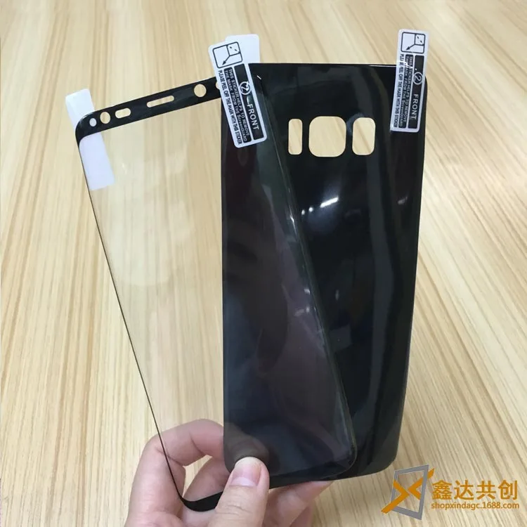 3D изогнутая полностью покрывающая мягкая ПЭТ пленка Передняя + задняя защитная