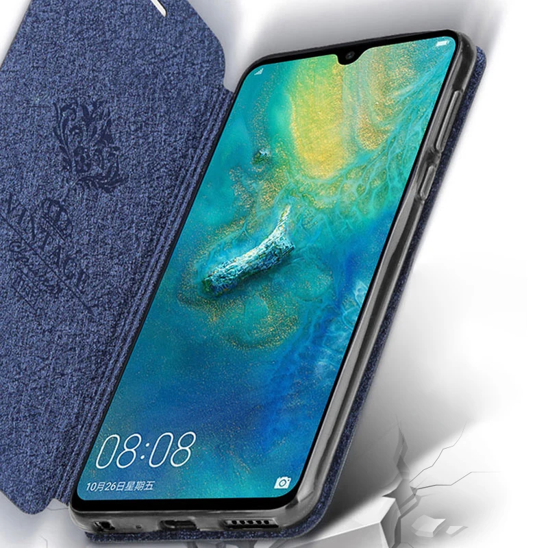 Для huawei mate 20 x чехол Mofi Флип кожаный стенд держатель X силиконовый fundas для 20x 7 2 |