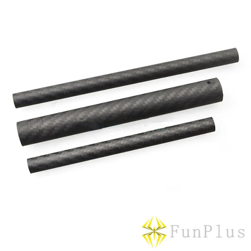 Матовая трубка из чистого углеродного волокна 2 шт./лот 3K чистая 16 мм x 14 323 для