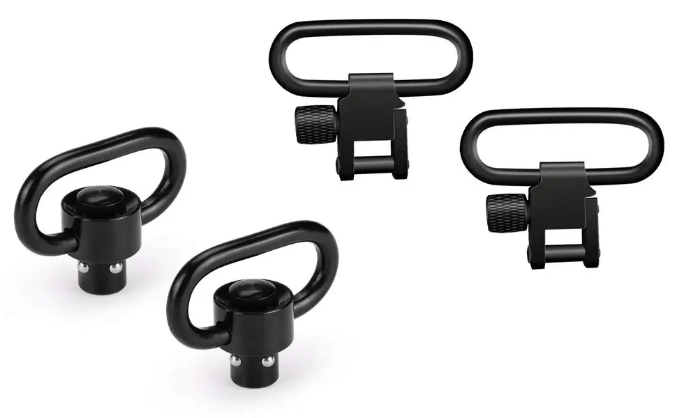 4 шт. кнопка быстрого отсоединения релиз QD Sling Поворотный кольцо с возможностью монтирования работает с большинством оружия с адаптер для пневматического оружия