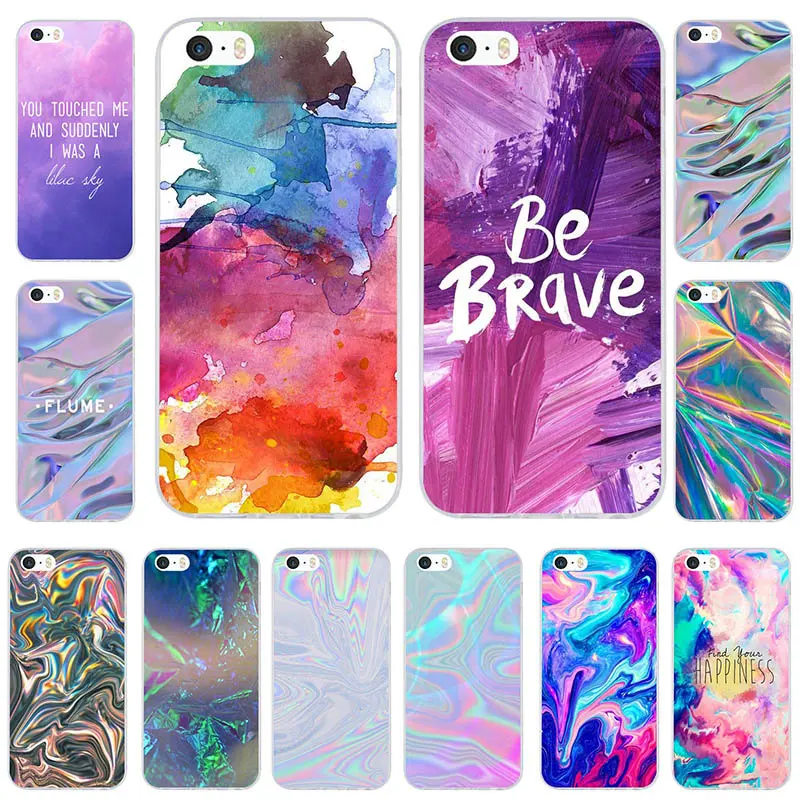 Для iPhone 4 4S 5 5S 5C SE 6 6S 7 8 Plus X чехол из мягкого ТПУ силикона Чехлы для мобильных