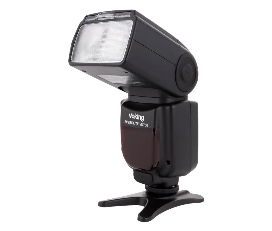 Voking для внешней вспышки типа «Горячий башмак Speedlite VK750-N для Nikon D60 D90 D3000 D3100 D3200 D5000 D5100 D5200 D7000 D7100 цифровых зеркальных камер