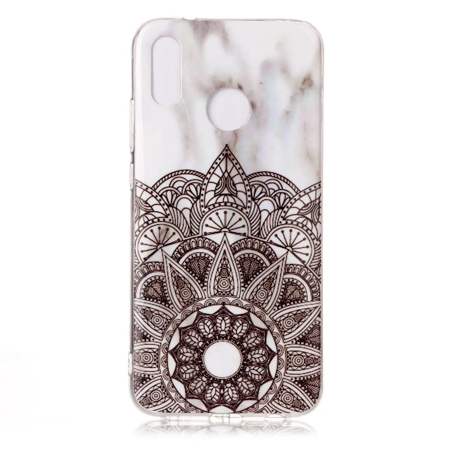 Защитный чехол Корпус телефона Fundas для huawei P20 Lite мраморные узорные телефонные