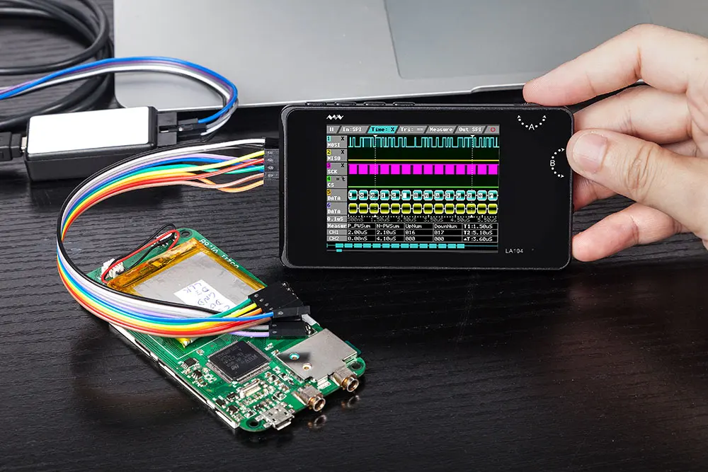 Мини DSO lcd 2," экран цифровой 4ch USB логический анализатор осциллограф 100 м Частота дискретизации памяти 8 м режим SPI, iec, PWM