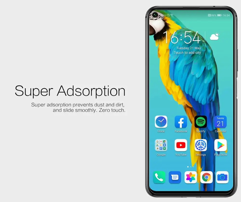 2 шт./лот защитная пленка для экрана Huawei Honor 20 Pro / NILLKIN суперпрозрачная гладкая
