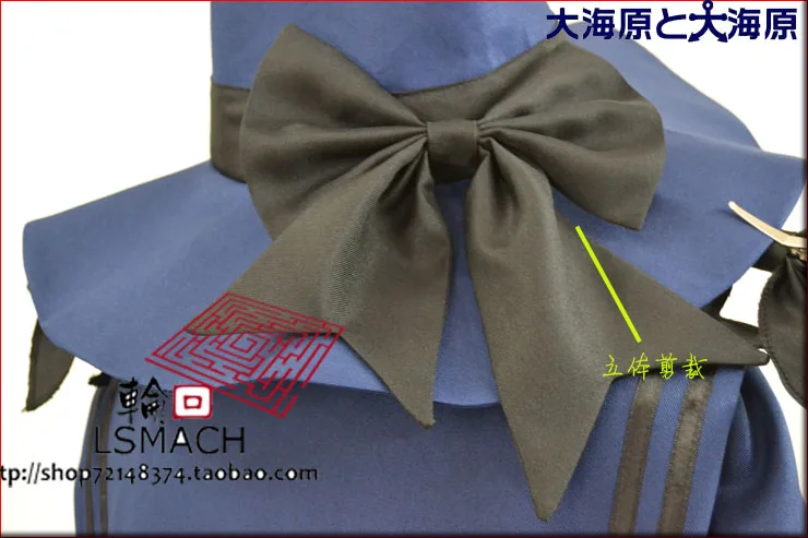 [STOCK] 2018 Anime Wadanohara and the Great Blue Sea witch Dress+hat+sock Cosplay Custume For Halloween Free Shipping |