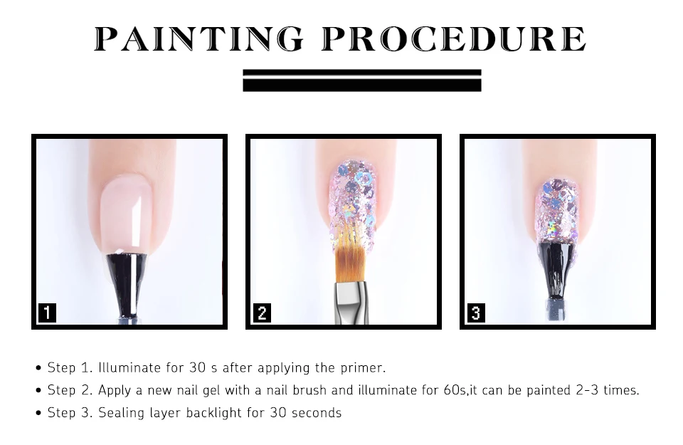 УФ-Гель-лак Verntion 5 г Блестящий Алмазный лак для ногтей верхний слой Гель-лак набор