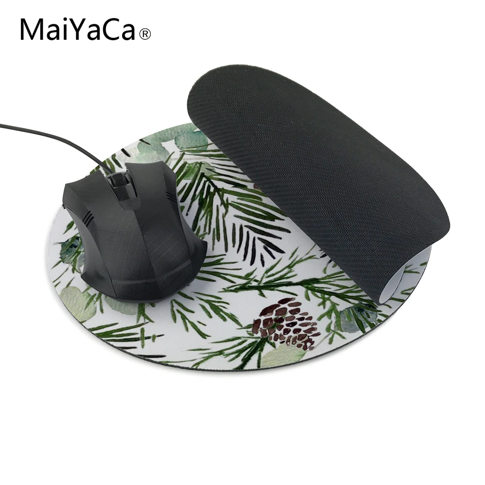 MaiYaCa jandim ai prints коврик для мыши Tamanho Pequeno Rodada коврик для мыши Противоскользящий de Borracha коврик 20x20 см и 22x22 см размер коврики