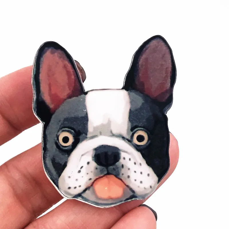 1 шт в виде симпатичных животных значки стильная футболка с изображением