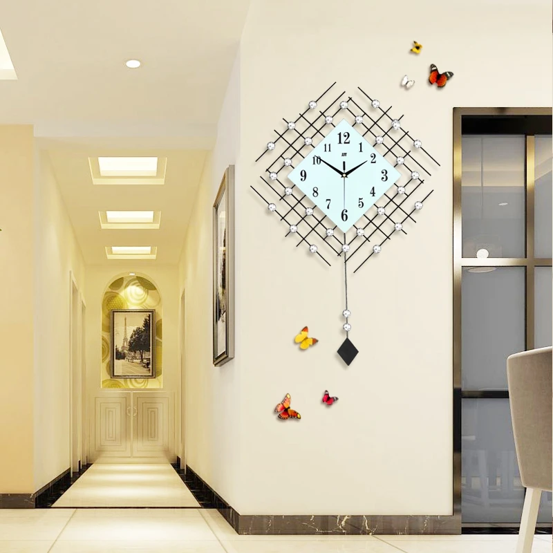 Часы настенные бесшумные из кованого железа 30 шт.|designer wall clock|wall clockwall clock design |