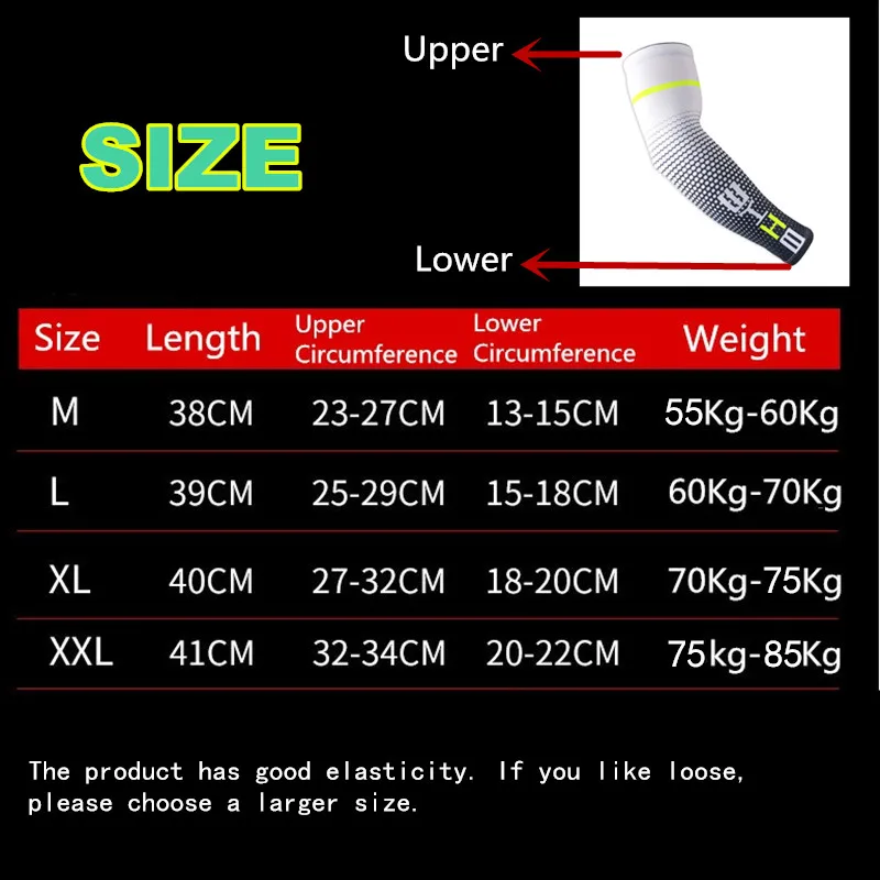 1 пара крутых мужских велосипедных нарукавников для бега защиты от