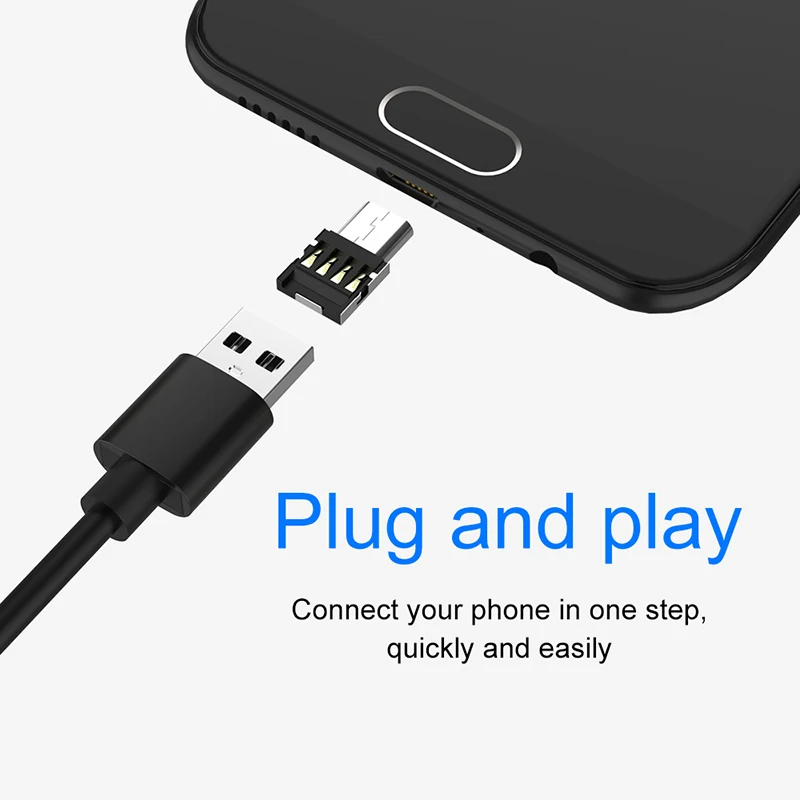 Micro USB OTG адаптер Мужской к USB 2,0 Мужской конвертер Android телефон OTG кабель для samsung Xiaomi huawei LG