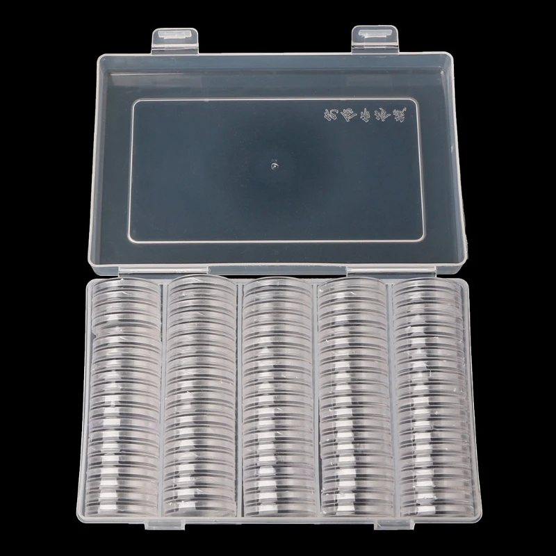 Органайзер для хранения монет в виде капсул круглый пластиковый органайзер