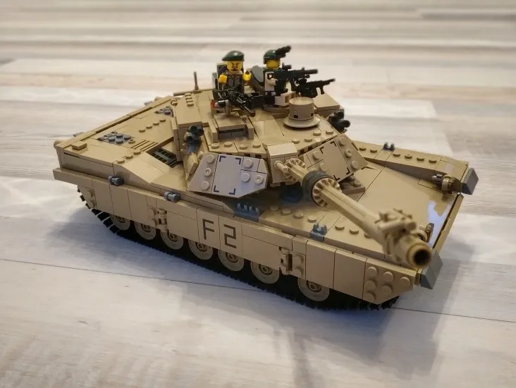 1463 Шт Военный тематический Танк лего строительные блоки M1A2 ABRAMS MBT KY10000 1 изменение 2 модели игрушек Танк игрушки