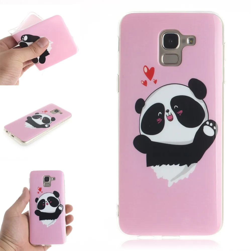 Nutbro Cute Cat For Samsung Galaxy J6 2018 Note 9 S8 S9 Plus A8 A6 J4 J8 Case Funda Cover Euti J600F/DS |