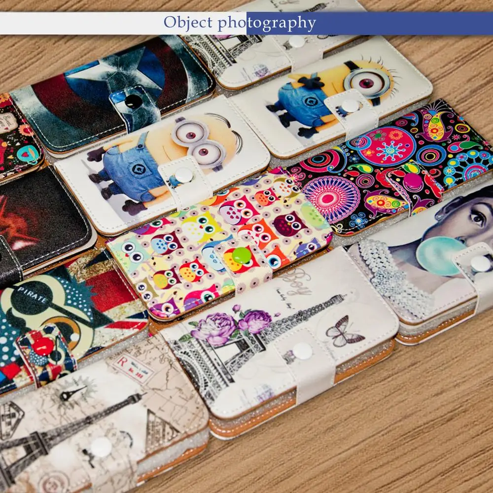 Universal Printed PU Wallet Flip Flora Leather Case For Wiko Wim Lite U Feel Go Freddy Cell Phone Cover Cases Middle Size | Мобильные