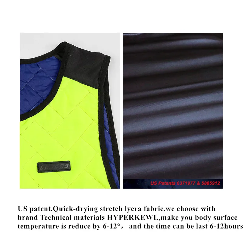 

LYSCHY Summer Water Cooling Motorcycle Vest Motorbike Motocross Jacket Safety Motorbike Jacket Sports Racing Moto Vest