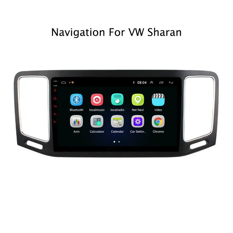 9 &quot2.5D IPS Android 8 1 автомобильный DVD GPS плеер для VW Sharan 2012 2018 Радио стерео головное