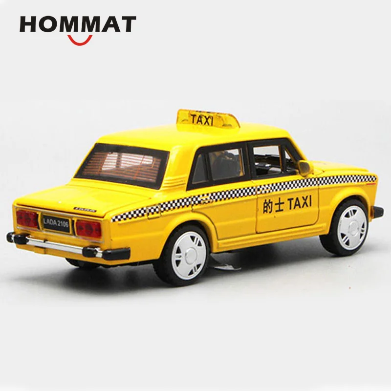 HOMMAT моделирования 1:32 Россия LADA 2106 такси сплав игрушечные машинки модель