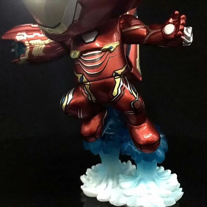 Невероятный Thanos Infinity stone Халк железная Броня Tony Stark MK50 War 10 см ПВХ игрушки фигурка