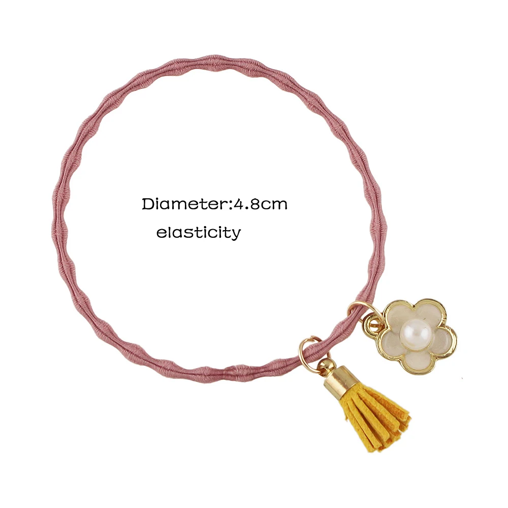 Newindy Красочные эластичной резинкой с из искусственной кожи кисточками цветок