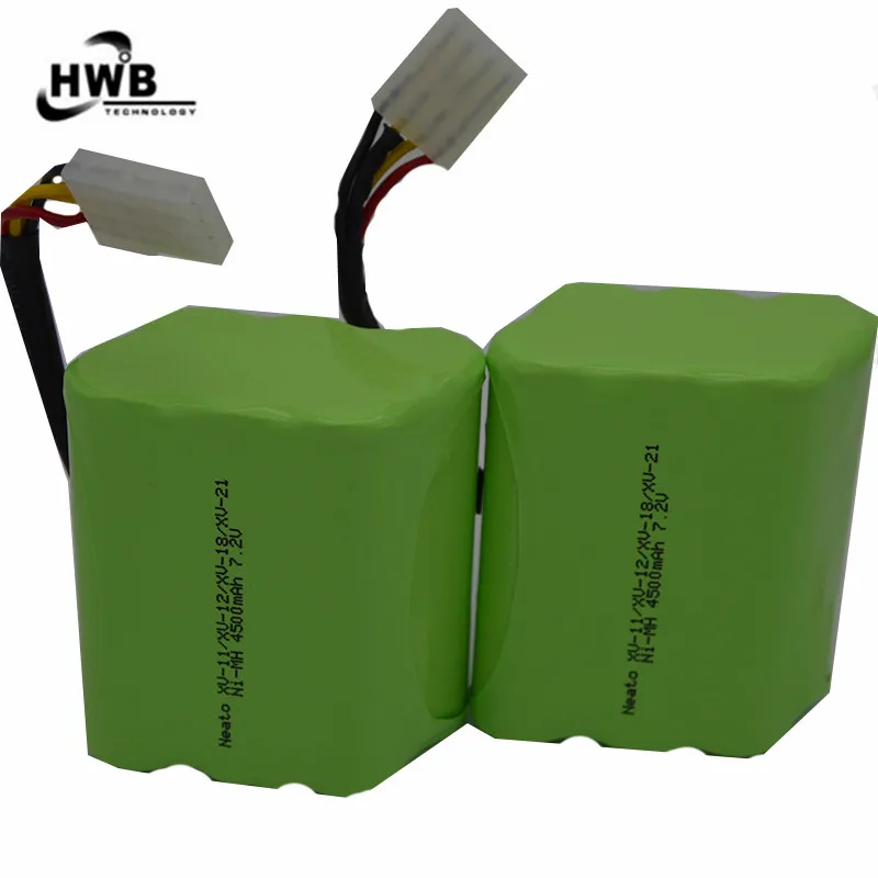 2X 7 2 v 4500mAh аккумулятор для Neato XV 21 11 14 Запчасти робота пылесоса neato батарея xv signature
