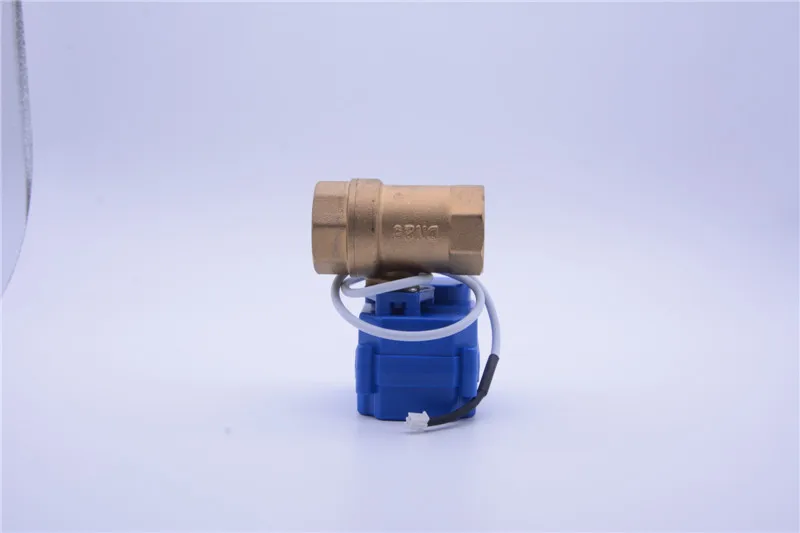 1/" DN15 3/4" DN20 " DN25 DC12V BSP NPT латунный моторизованный шаровой клапан 3 провода управления для WLD-805 WLD-806 сигнализация обнаружения утечки воды
