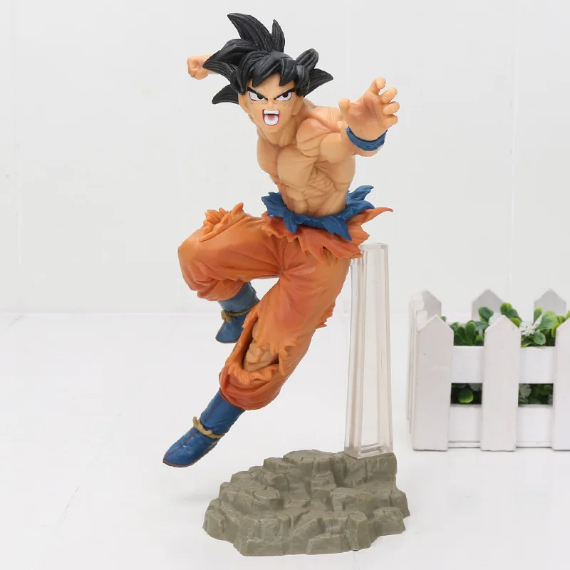 Многоцветный Dragon Ball Z Action Figures Son Goku Burdock Dragon Ball Super Saiyan DBZ Bardock Goku PVC Action Figures toy - Цвет: Многоцветный