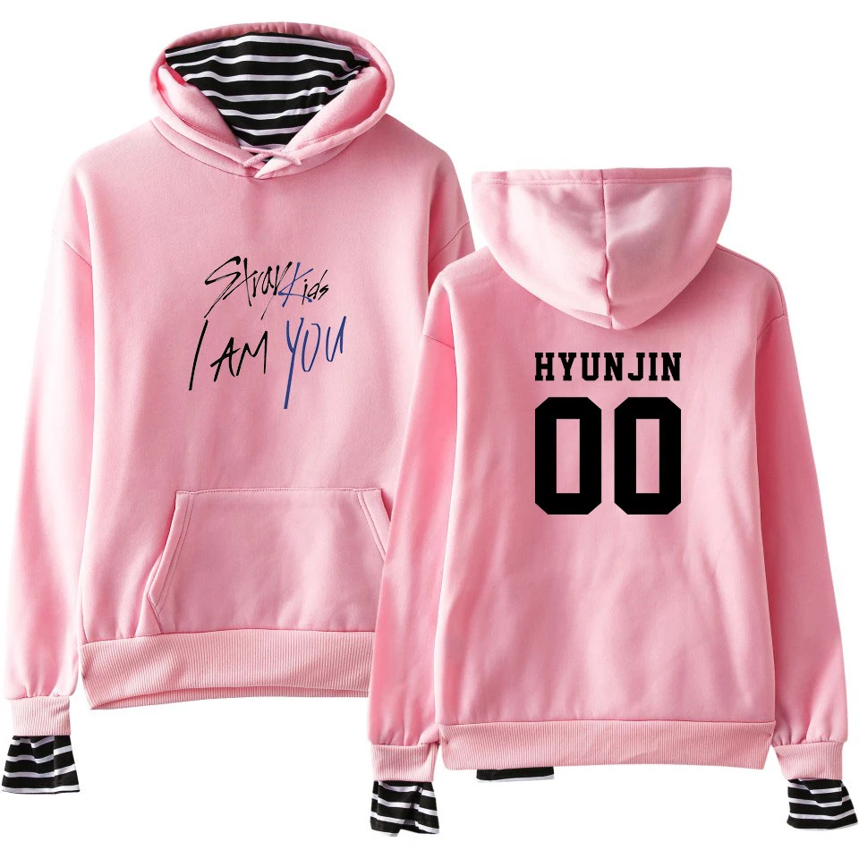 2019 модные теплые толстовки для фанатов Stray Kids I Am You классные с длинным рукавом
