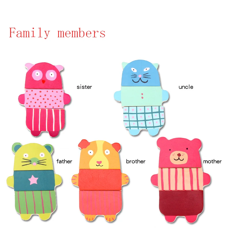 15 шт. деревянные магнитные игрушки-пазлы для девочек | Игрушки и хобби