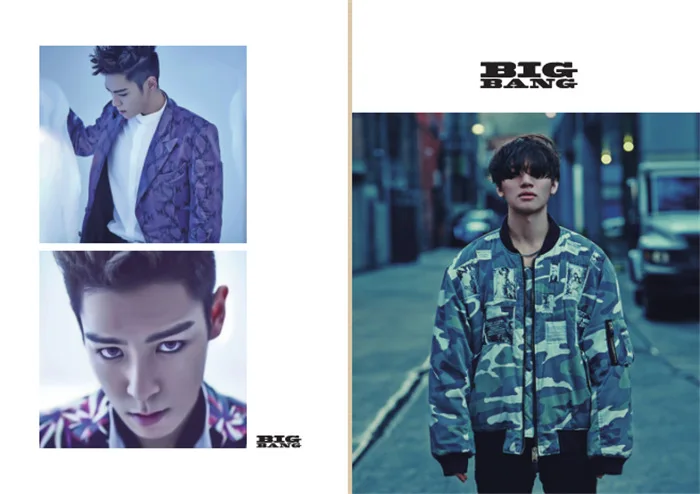 Kpop BIGBANG фотоальбом k pop polaroid Фотоальбом постер BIG BANG V.I.P фототекст новый альбом