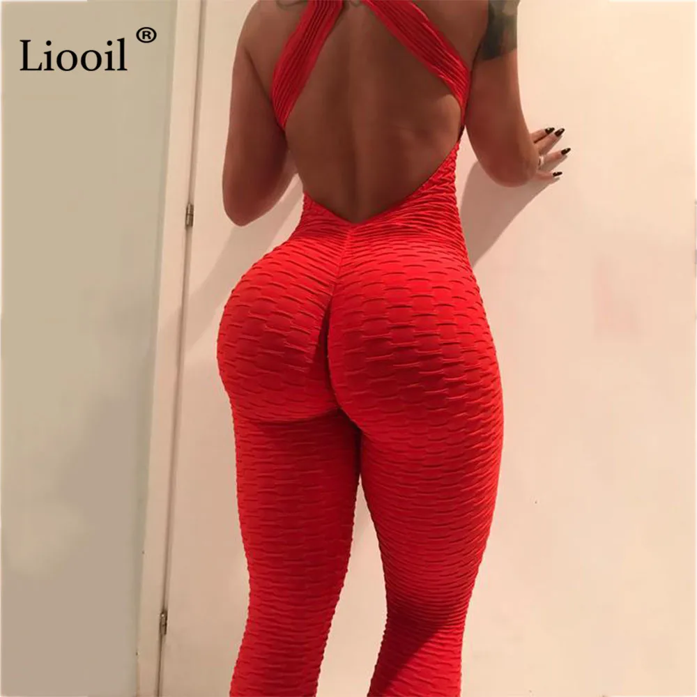 Liooil, сексуальный женский комбинезон с открытой спиной,, черный, белый, Облегающий комбинезон, асимметричные вечерние комбинезоны, женские комбинезоны