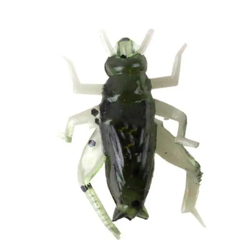BulkPrice Shop 5Pcs Simulation Soft Fishing Fish Tackle Freshwater Insects Crickets Lure | Спорт и развлечения