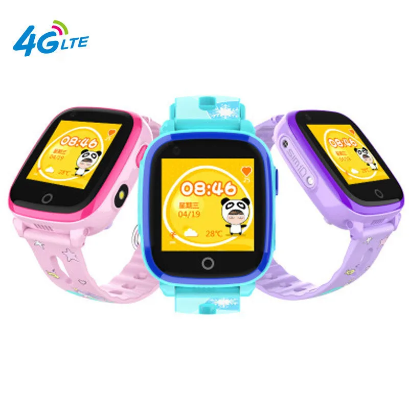 Водонепроницаемые умные часы IP67 с дистанционным управлением 4G GPS Wi Fi DF33 детские