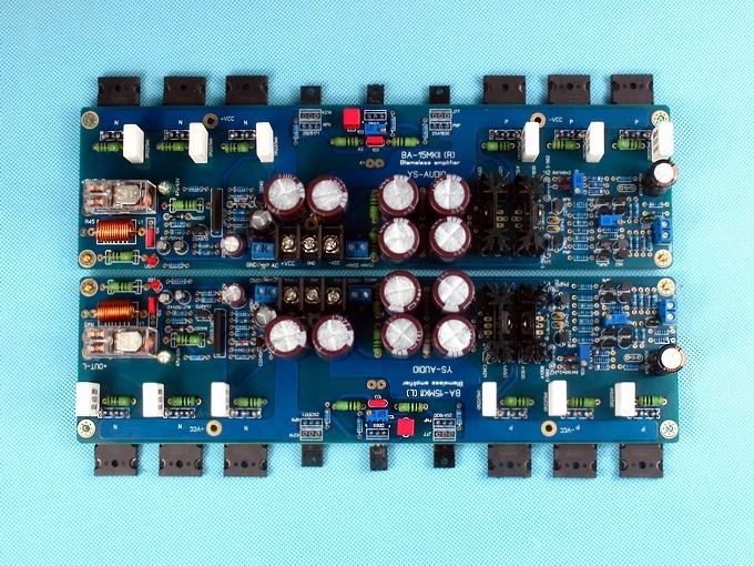150 Вт * 2 KSA100 0 каналов AB C5200/aeas UPC1237 защита для динамиков DIY плата усилителя