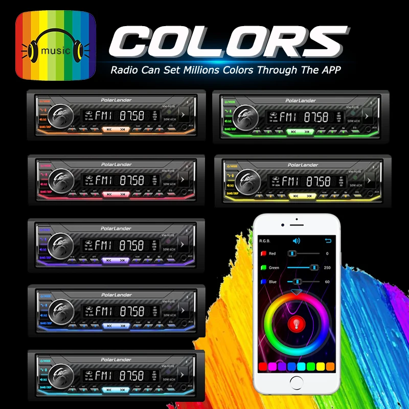 Siri Assistant bluetooth 1 din AM/FM/RDS радио Автомобильный мультимедийный плеер авторадио радио Поддержка Android 7,0 или выше