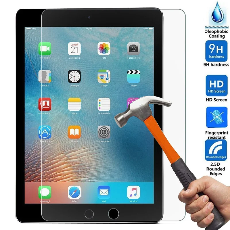 

Закаленное стекло 9H для Apple IPad Pro 9,7 2017, Защитное стекло для экрана, защитная пленка, аксессуары для планшета, защитное стекло