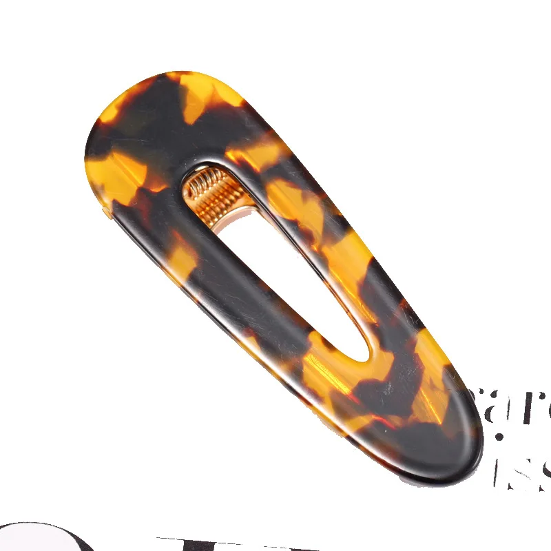 

23 Style Women Girls Vintage Hair Pin Clip Leopard Hair Clip Geometric Water Drop Shape Hairpin Clips Hair Styling Accessories