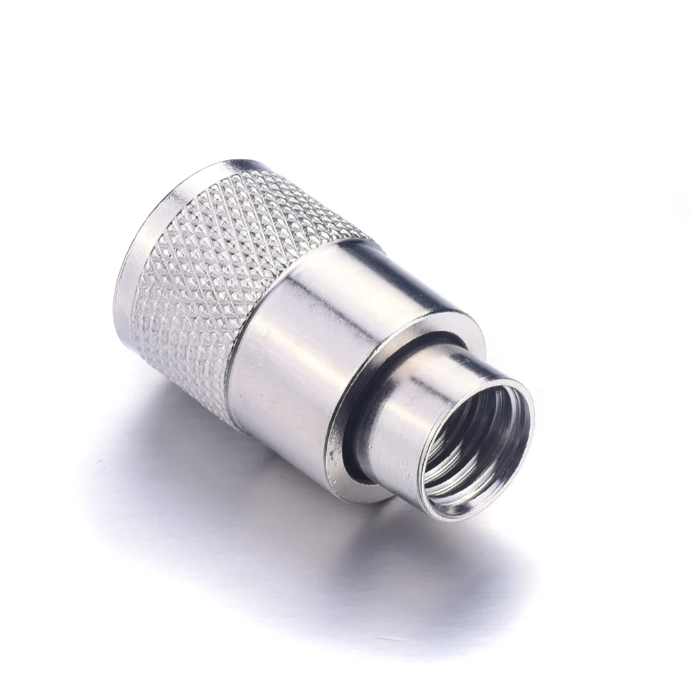 Новинка 1 шт. мужской радиочастотный коаксиальный разъем из латуни и никеля UHF