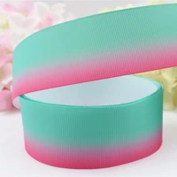 16724 638mm gradient colors printed grosgrain ribbon packaging design diy accessories handmade materials