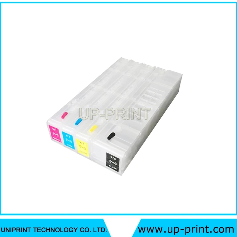Многоразовые чернильные картриджи для HP 970 971 Officejet Pro X451dn x451dw X551dw X476dn X476dw wit