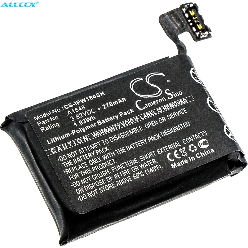 Cameron Sino 270 мАч аккумулятор A1848 для Apple A1858 GSRF MQJQ2LL/A MQJN2LL/A Watch Series 3 4G 38 мм MQJP2LL/A MQJQ2LL