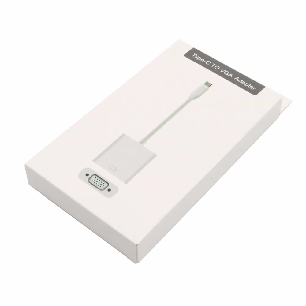 Адаптер VGA типа C Мама адаптер USB 3 1 для монитора проектора телевизора|Адаптеры